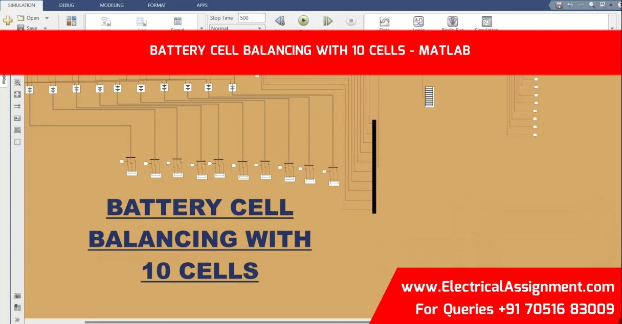 Battery Management System Cell Balancing with SOC Estimation MATLAB Simulink screenshot 10